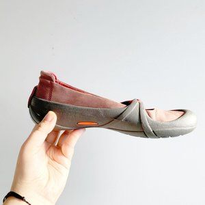 Patagonia Sugar & Spice Berry Red Skywalk Strap Mary Jane Shoes